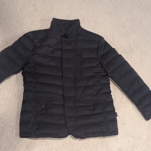 Tahari Men's Navy Puffer Jacket